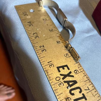 Vintage Limited Edition Melies Women Watch Brushed 925 Sterling Silver 49/1000