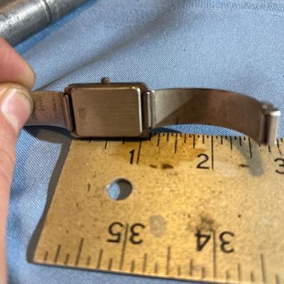 Vintage Limited Edition Melies Women Watch Brushed 925 Sterling Silver 49/1000