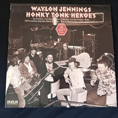 Waylon Jennings = Willie Nelson - Vinyl Record Albums LP Record - Thow Outlaws - Honky Tonk Heros!