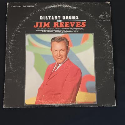 Jim Reeves - Vinyl Record Albums LP Record - Distant Drums - Good n' Country & More