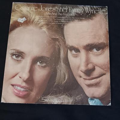 George Jones & Tammy Wynette -Vinyl Record Albums LP Record