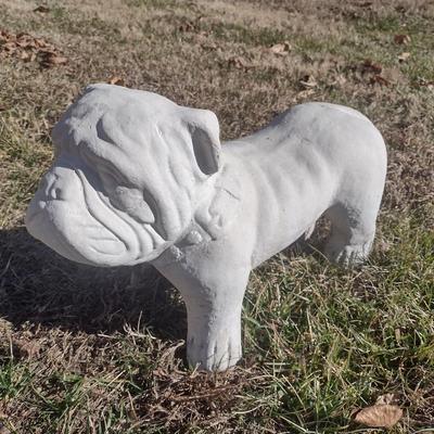 Concrete Bulldog Garden Statue 'Uga'