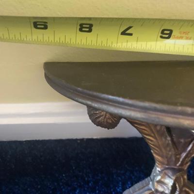 THREE Vintage Wood Wall Gold Gilt Sconces