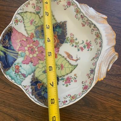 Mottahedeh Hand Painted Metropolitan Museum Of Art Tabacco Leaf Bowl