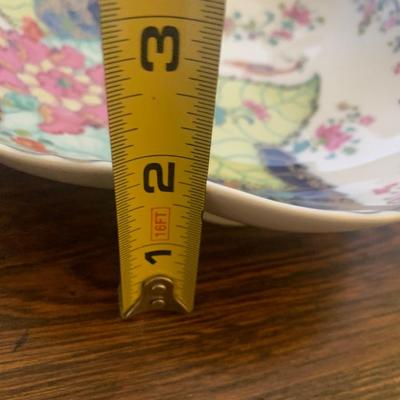 Mottahedeh Hand Painted Metropolitan Museum Of Art Tabacco Leaf Bowl