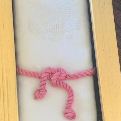 Queen Elizabeth / President Ford Dinner Napkin