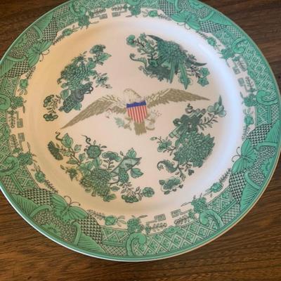 FOUR Mottahedeh 1981 Inaugural Dinner Plates Guest Take Homes