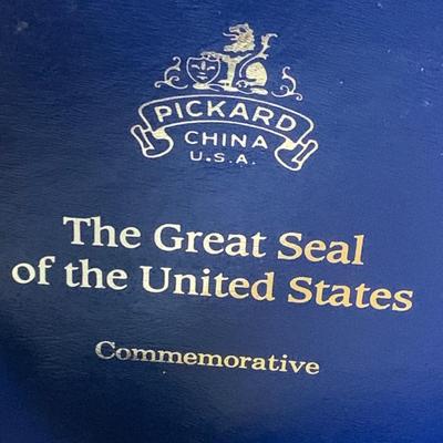 Pickard Presidential Seal Dinner Plate Mint In Box Lmt Ed Numbered