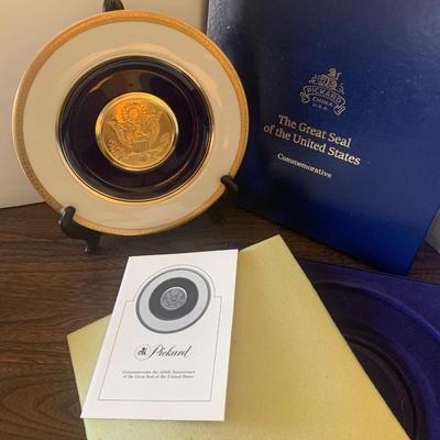 Pickard Presidential Seal Dinner Plate Mint In Box Lmt Ed Numbered