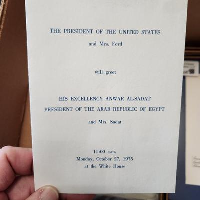 13 Different White House Menus Framed Luncheon Dinner