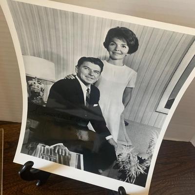 Several Authentic Nancy & Ronald Reagan Signatures Letters/Press Photo