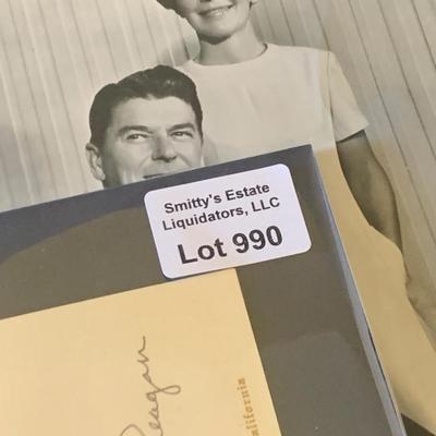 Several Authentic Nancy & Ronald Reagan Signatures Letters/Press Photo