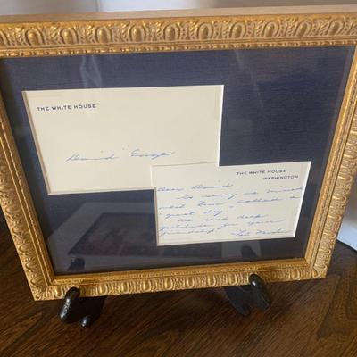 Gerald Ford / Pat Nixon Autographs