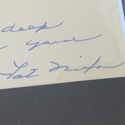 Gerald Ford / Pat Nixon Autographs