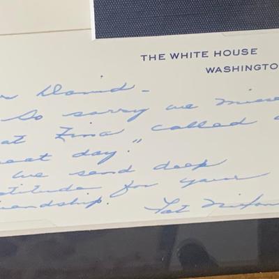 Gerald Ford / Pat Nixon Autographs