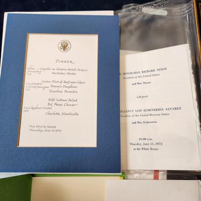 Lot of Different White House Menus Dinners Luncheon