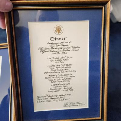 Lot of Different White House Menus Dinners Luncheon