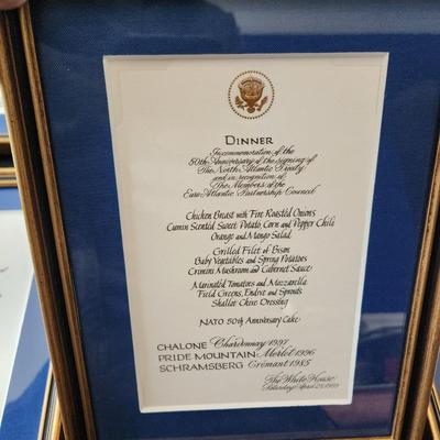 Lot of Different White House Menus Dinners Luncheon