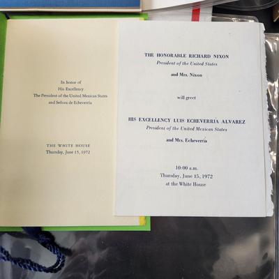 Lot of Different White House Menus Dinners Luncheon