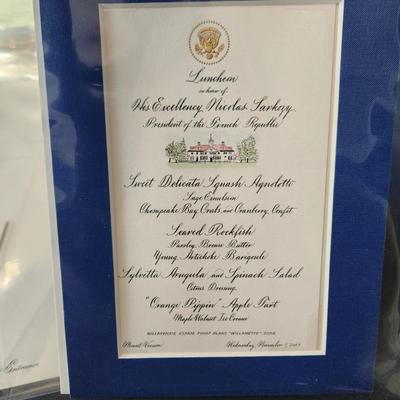 Lot of Different White House Menus Dinners Luncheon