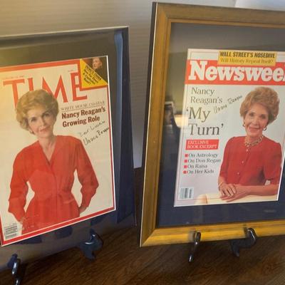 Nancy Reagan Signed Magazines