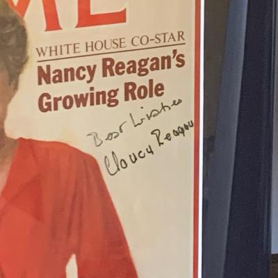 Nancy Reagan Signed Magazines