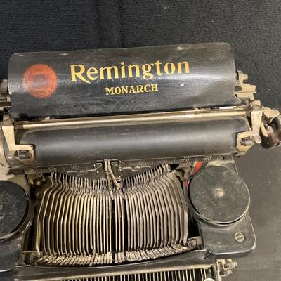 8- Vintage Remington Monarch typewriter