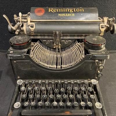 8- Vintage Remington Monarch typewriter
