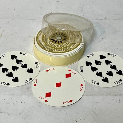 Vintage Round Playing Cards