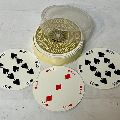 Vintage Round Playing Cards