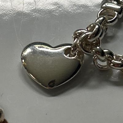 Sterling Silver Milor Necklace and Bracelet With Heat 2 Piece set - 81.5 grams