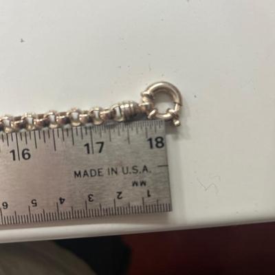 Sterling Silver Milor Necklace and Bracelet With Heat 2 Piece set - 81.5 grams