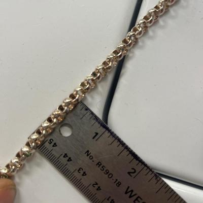 Sterling Silver Milor Necklace and Bracelet With Heat 2 Piece set - 81.5 grams