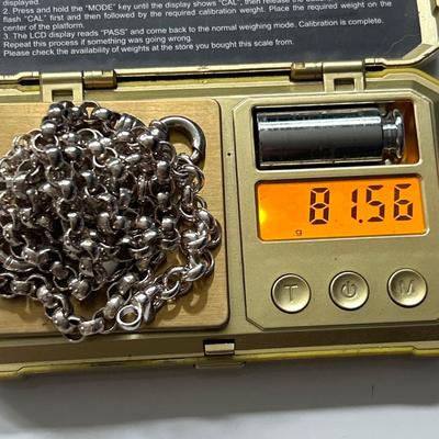 Sterling Silver Milor Necklace and Bracelet With Heat 2 Piece set - 81.5 grams