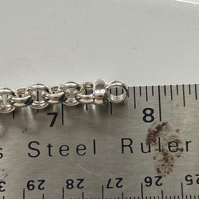 Sterling Silver Milor Necklace and Bracelet With Heat 2 Piece set - 81.5 grams