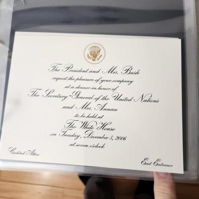 White House scrapbook collection