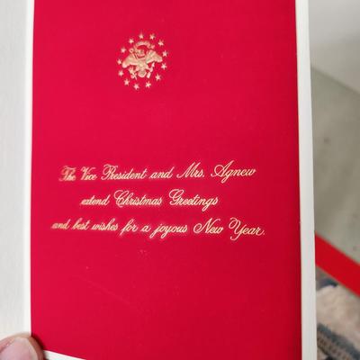 1970 1971 Nixon Agnew christmas cards