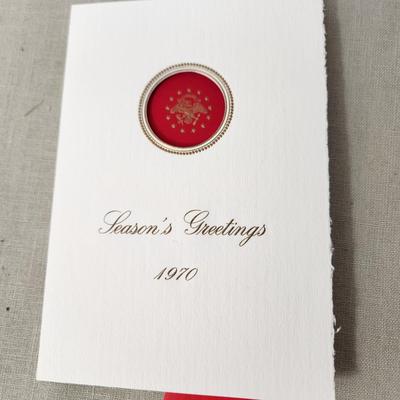 1970 1971 Nixon Agnew christmas cards