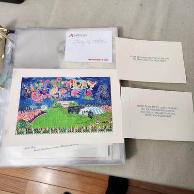 White House presidential Scrapbook collection binder