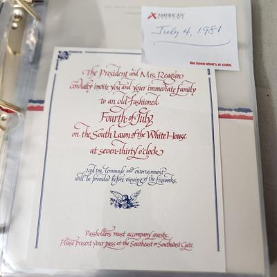 White House presidential Scrapbook collection binder