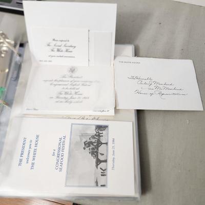 White House presidential Scrapbook collection binder