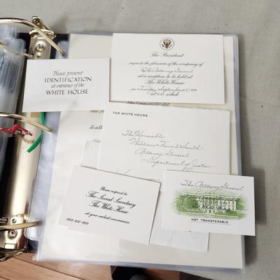 White House presidential Scrapbook collection binder