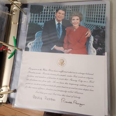 White House presidential Scrapbook collection binder