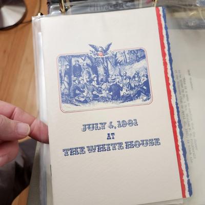 White House presidential Scrapbook collection binder