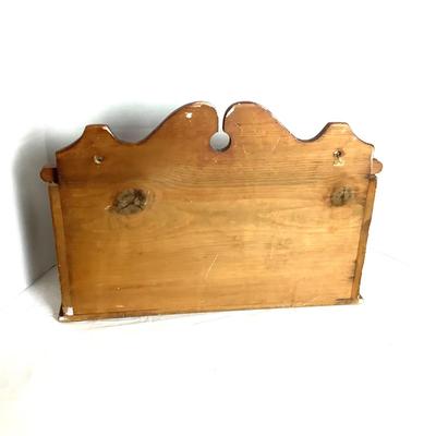 369 Vintage Pine Candle Box