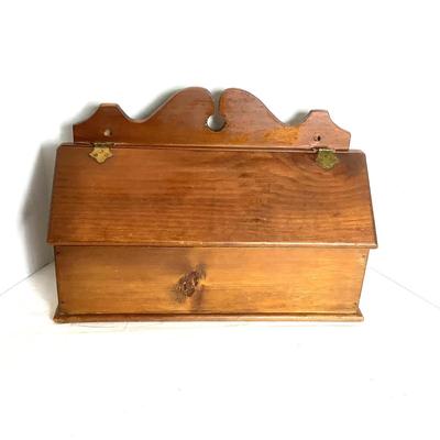 369 Vintage Pine Candle Box