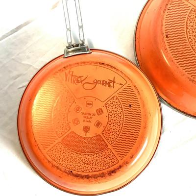 377 Set of 2 Vitrex Gourmet Pans 8" & 10"