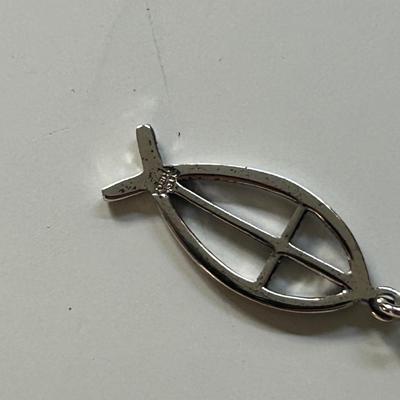 Artisan Crafted Sterling Silver Cross Necklace "Latticed Cross"