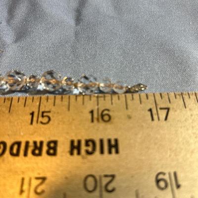 Sparkling Czech AB crystal twisted cube beaded necklace's Ladies evening wear superb quality eye-catching