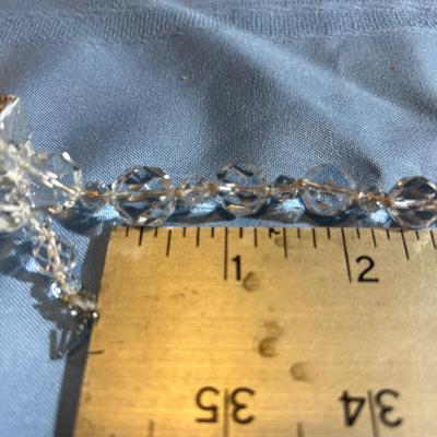 Sparkling Czech AB crystal twisted cube beaded necklace's Ladies evening wear superb quality eye-catching